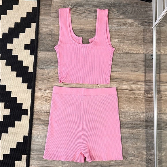 Pink Ribbed set - Picture 6 of 9